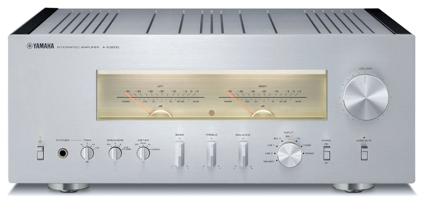 YAMAHA A-S3200 Silber Vollverstärker mit Phono-Eingang