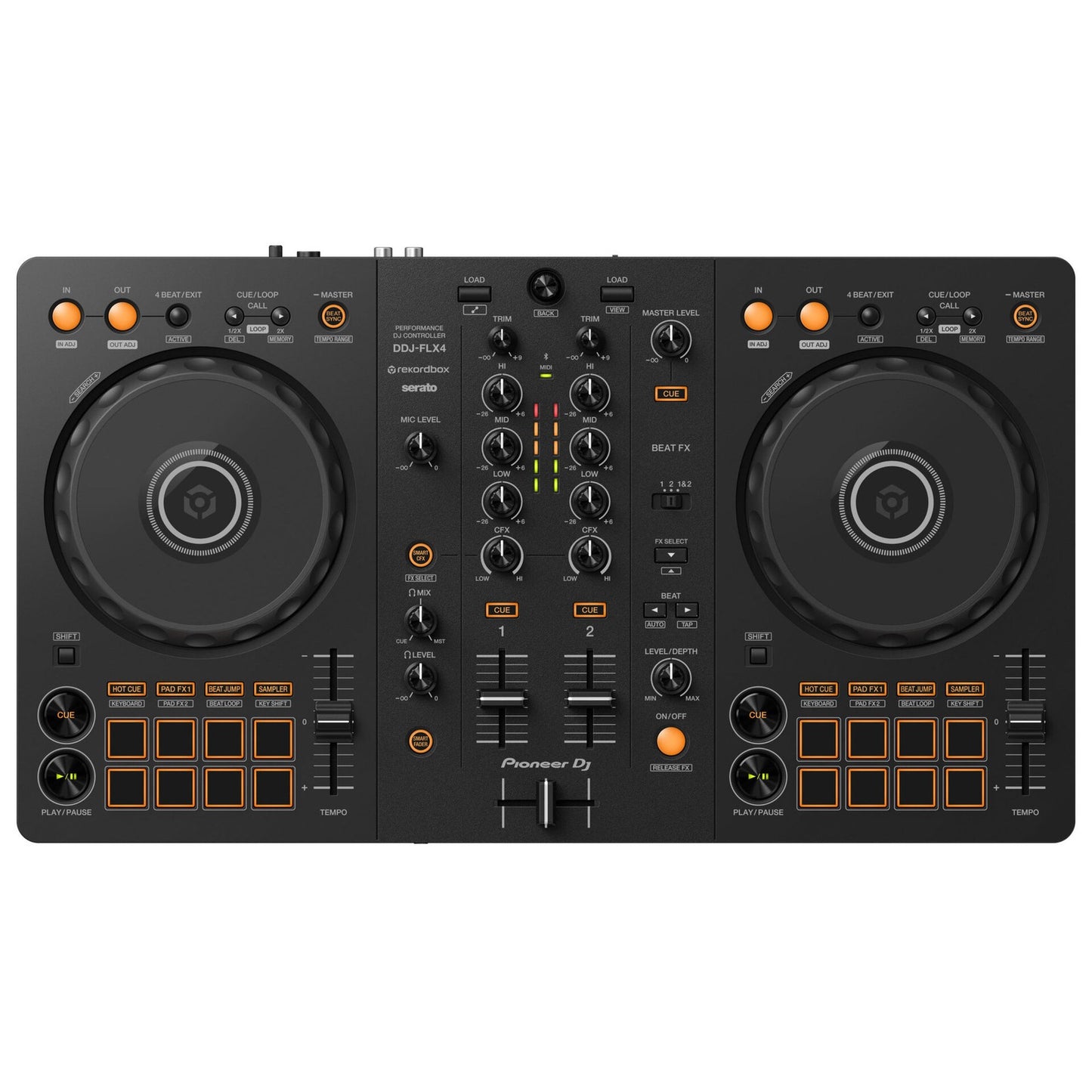 Dj-Controller Pioneer DJ DDJ-FLX4 Digital DJ Controller Konsole Mixer Mischpult