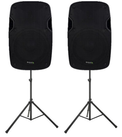 2 X Ibiza Sound 12" Active XTK12A 1000W Lautsprecher PA System DJ Disco PA System