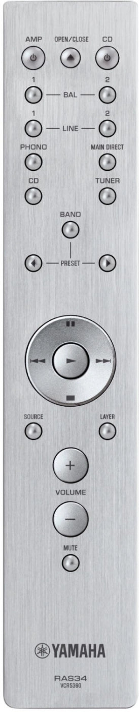 YAMAHA A-S3200 Silber Vollverstärker mit Phono-Eingang