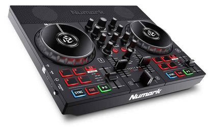 Numark Party Mix Live Beginner Set Serato DJ Lite Lautsprecher Kopfhörer Kabel