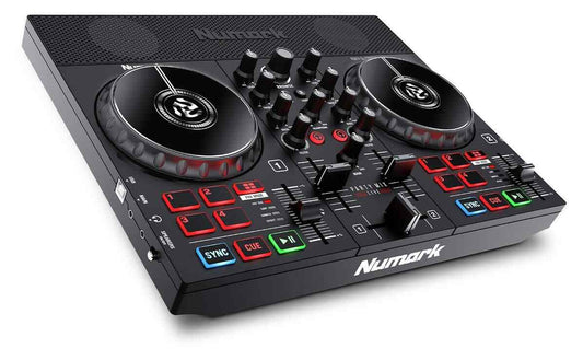 Numark Party Mix Live Beginner Set Serato DJ Lite Lautsprecher Kopfhörer Kabel